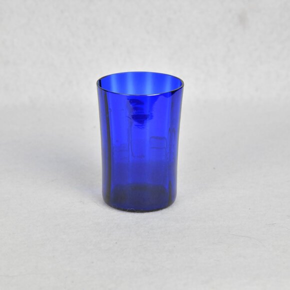 Mary Gregory Glass/Tumbler Boy in Cobalt Blue - Picture 2 of 3